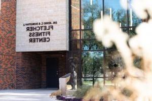 Entrance to the Fletcher Fitness Center